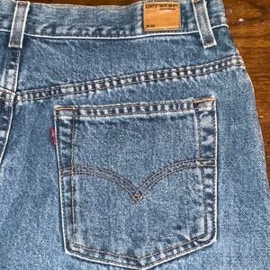 Levi's Red Tab Blue Denim Skirt